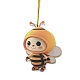 Cute Bees Acrylic Pendant Decoration(HJEW-G026-01E)-1