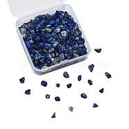 Natural Lapis Lazuli Chip Beads, 5x5mm, Hole: 1mm(G-CJ0001-25)
