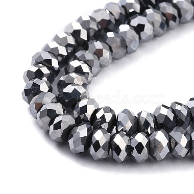 Natural Terahertz Stone Beads Strands(G-D461-15)-3