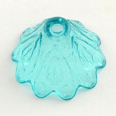 Transparent Acrylic Flower Bead Caps(X-TACR-Q004-M01)-2