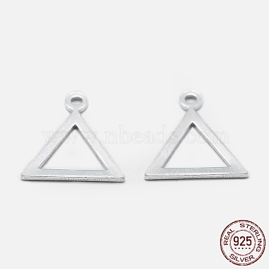 Silver Triangle Sterling Silver Charms