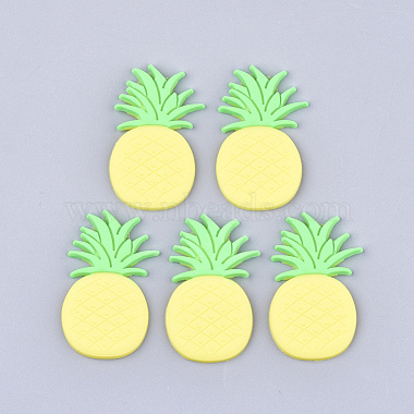 Yellow Fruit Plastic Cabochons