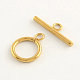 304 Stainless Steel Ring Toggle Clasps(STAS-Q179-01G)-1