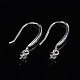 925 Sterling Silver Earring Hooks(X-STER-E062-02S)-5