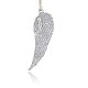 Antique Silver Plated Alloy Wing Big Pendants(ALRI-N019-03)-2