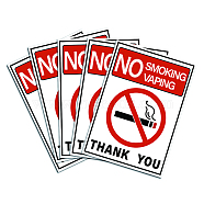 Waterproof PVC Warning Sign Stickers, Rectangle, Sign Pattern, 25x17.5cm(DIY-WH0237-013)