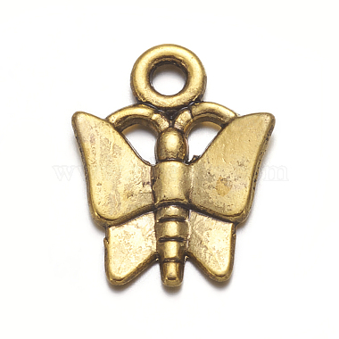 Antique Golden Butterfly Alloy Charms