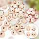 80pcs 4 styles Natural Wood European Beads(WOOD-AR0001-38)-3