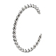 304 bracelets manchette en acier inoxydable pour femmes(BJEW-M310-01P)-1