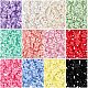Nbeads 240Pcs 12 Colors 2-Hole Frosted Mini Resin Buttons Sets(BUTT-NB0001-62)-1