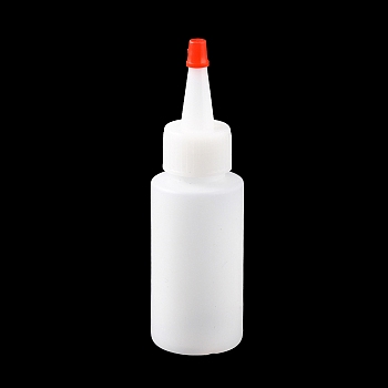 60ml Plastic Glue Bottles, Clear, 8.5x3.6cm, capacity: 60ml