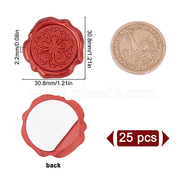 autocollants de sceau de cire adhésive(DIY-WH0201-10A)-2