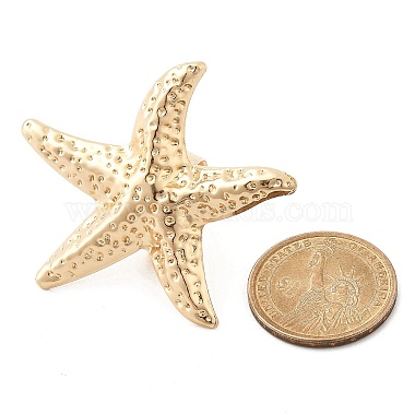 Starfish Alloy Adjustable Rings for Women(RJEW-B108-02KCG)-5