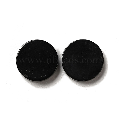 Natürliche schwarze Achat-Cabochons(G-A213-04A)-2