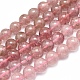 Natura Strawberry Quartz Beads Strands(G-D0001-10-10mm)-1