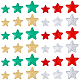 Супернаходки 120шт. 12 стиль Рождественская звезда из нетканого материала орнамент аксессуары(DIY-FH0005-71)-1