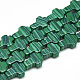 Synthetic Malachite Beads Strands(G-R185-8x12mm-23)-1