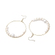 Shell Pearl Dangle Earring(EJEW-JE05912)-4