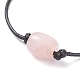 Bracelet cordon perlé pierres précieuses naturelles(BJEW-JB07682)-5