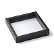 квадратный прозрачный полиэтиленовый тонкопленочный подвесной дисплей для ювелирных изделий(CON-YW0001-37)-2