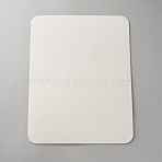 Felt Fabric for DIY Crafts, Rectangle, White, 320x249x3mm(DIY-WH0699-11E)