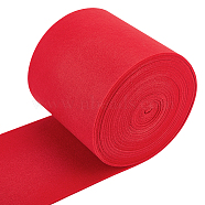 Non Woven Fabric Embroidery Needle Felt for DIY Crafts, Red, 140x3mm, about 6m/roll(DIY-WH0156-92S)