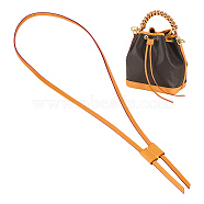 PU Imitation Leather Bag Drawstring Cord & Cord Slider Sets, for Bucket Bag Making, Chocolate, 910~920mm(DIY-WH0453-50B-02)