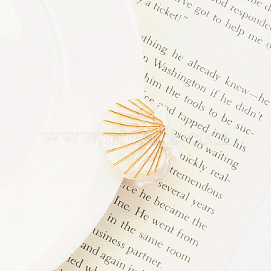 Seashell Color Cellulose Acetate Claw Hair Clips