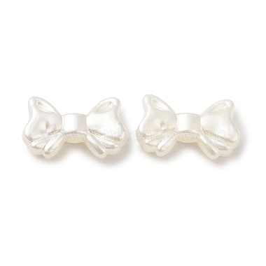Ghost White Bowknot ABS Plastic Beads