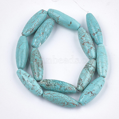 Natural Howlite Beads Strands(X-TURQ-T003-11)-2