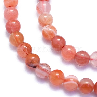 Natural South Red Agate Beads Strands(G-K310-C03-4mm)-3