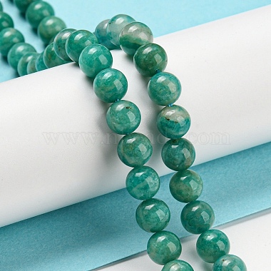 amazonite naturelles brins de perles(G-P503-6MM-10)-2