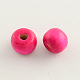 Dyed Natural Wood Beads(WOOD-Q006-8mm-11-LF)-1