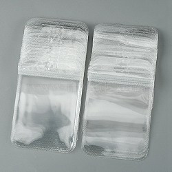 30Pcs Transparent Plastic Zip Lock Bags, Resealable Packaging Bags, Rectangle, Clear, 15x10.5x0.02cm, Unilateral Thickness: 2.3 Mil(0.06mm)(OPP-FS0001-06D)