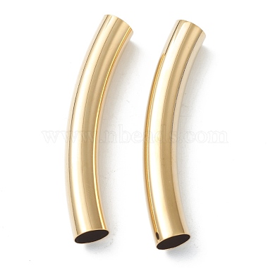Real 24K Gold Plated Tube Brass Tube Beads