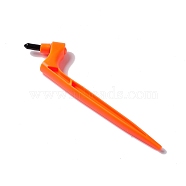 Craft Cutting Tools, 360 Degree Rotating 420 Stainless Steel Cutting Knives, with Plastic Handle, for Craft, Scrapbooking, Stencil, Orange, 16.5x3.8x1.45cm(TOOL-C007-01D)
