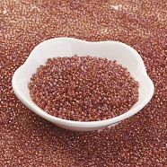 (Toho code TR-11-951) TOHO Japanese Seed Beads, Round, 11/0, (951) Inside Color Jonquil/Brick Red Lined, 2x1.5mm, Hole: 0.5mm, about 900pcs/10g(X-SEED-K008-2mm-951)