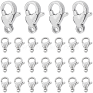 100Pcs 304 Stainless Steel Lobster Claw Clasps, Parrot Trigger Clasps, Stainless Steel Color, 9x6x3mm, Hole: 1mm(STAS-SC0007-16)