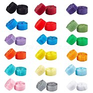 Nylon Magic Tapes, Adhesive Hook and Loop Tapes, Mixed Color, 25mm, 18 Colors, 1m/roll, 2rolls/set, 36rolls(FIND-NB0001-24)