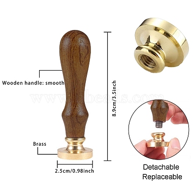 DIY Wood Wax Seal Stamp(AJEW-WH0131-214)-2