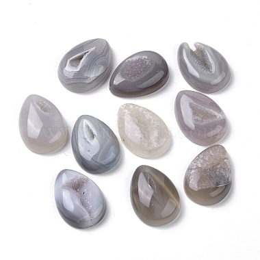 Teardrop Natural Agate Cabochons