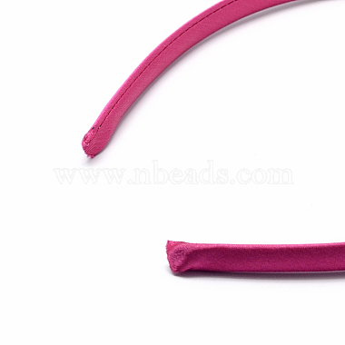 Accessoires de bande de cheveux en plastique uni(OHAR-Q275-04G)-3
