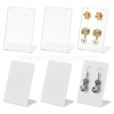 Mixed Color Rectangle Acrylic Earring Displays