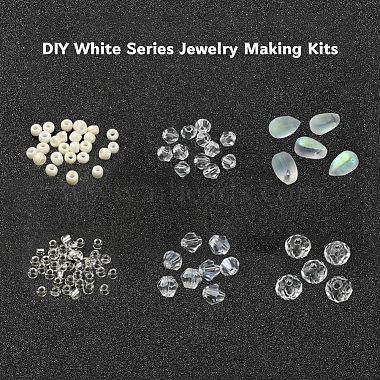 Kits de fabrication de bijoux de série blanche de bricolage(DIY-YW0003-05A)-2