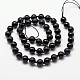 Natural Black Onyx Beads Strands(G-O153-01-6mm)-2