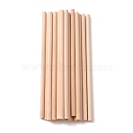 Beech Wood Sticks, Round Dowel Rod, for Braiding Tapestry, Column, PeachPuff, 300x12mm(DIY-WH0325-96G)