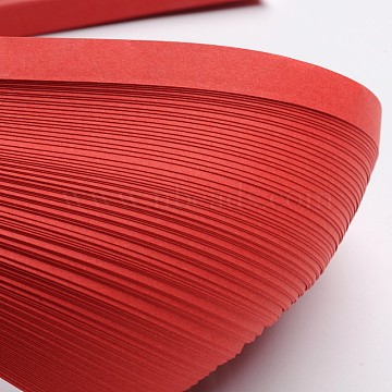 Quilling Paper Strips, Red, 530x10mm, about 120strips/bag(X-DIY-J001-10mm-B30)