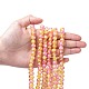 Spray Painted Crackle Glass Beads Strands(CCG-Q002-8mm-03)-4