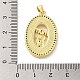 Mother's Day Brass Micro Pave Clear Cubic Zirconia Pendants(FIND-Z041-21A)-3