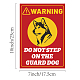Waterproof PVC Warning Sign Stickers(DIY-WH0237-006)-2